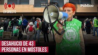  Sigue en directo el desahucio del Edificio Dignidad en Móstoles