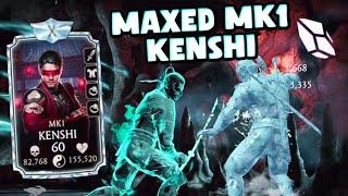 MK Mobile. FULLY MAXED MK1 Kenshi Gameplay. This Guy DOMINATES!