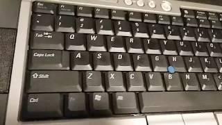 Older video. Dell Latitude D820 i bid on for some parts for my D820
