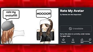 Roblox Banned Rate My Avatar and its Owner - Who's Next?