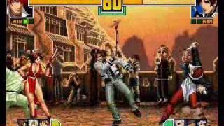 kof 2001 iori 100% combo