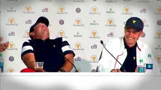 Team USA press conference at the 2017 Presidents Cup