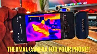 Affordable thermal camera - TOPDON TC001 for android