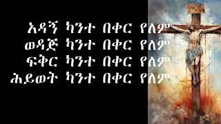 አዳኝ ካንተ ሌላ የለም