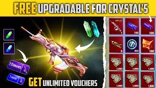  Don’t Forget Free Upgraded Gun For Crystals | Best Shop In PUBGM | Get Unlimited QBZ Vouchers