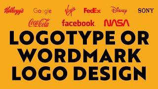 Adobe Illustrator Tutorial Part 2: Logotype or Word mark Logo Design #graphicmaze  #Illustrator
