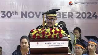 Speech of Dr. A.K. Pansari, Chancellor, The Assam Royal Global University in the 4th Convocation.