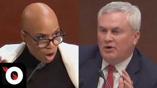 Ayanna Pressley CLASHES with James Comer during House hearing