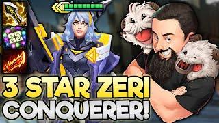 3 Star Zeri - Sevika's Jinxed Arm is Back in Pengu's Party!! | TFT Cyber City | Teamfight Tactics