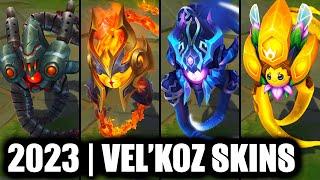 ALL VEL'KOZ SKINS SPOTLIGHT 2023 | League of Legends