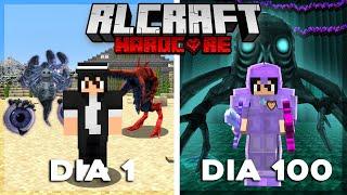 PASSEI 100 DIAS NO MODPACK RLCRAFT MODO HARDCORE - O FILME