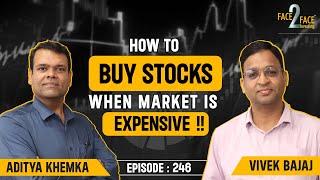 Expensive Market मैं सही Stocks कैसे Identify करे ? Strategy Revealed! #Face2Face with Aditya Khemka