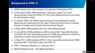 IFRS 13 Fair Value Measurement Webinar