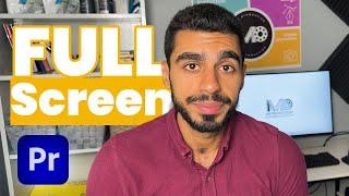 The Way To Full-Screen Preview in Adobe Premiere Pro!