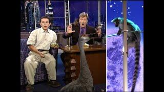 Lemur vs. Crane | Late Night with Conan O’Brien