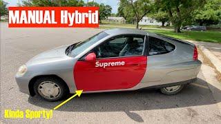 Driving a MANUAL Hybrid! | Honda Insight Review with 100PercentJake