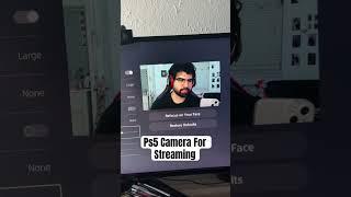 Setting up the ps5 camera for streaming  #gamer #streamer #ps5 #camera