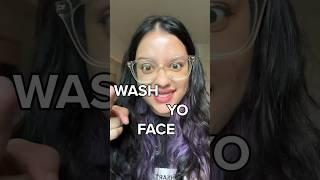 Face wash tutorial 🫣