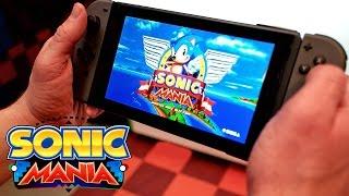 Sonic Mania Nintendo Switch Hands On Gameplay | NYC Preview Event | Raymond Strazdas