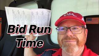 TRUCKING | Saia Run Selection Time | Bid Runs