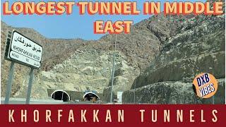 SHARJAH - KHORFAKKAN TUNNEL ROAD | LONGEST TUNNEL IN MIDDLE EAST