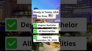 Study in the USA Free, Scholarship for international students #studyinusa