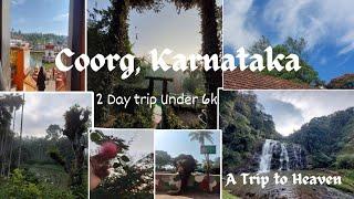 Best Itinerary - 2 Day trip to Coorg under 6k!! #travel #nature #coorg #trending #viralvideo #new