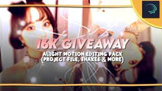 16K ALIGHT MOTION PACK GIVEAWAY | SHAKES, FONTS, CC & MORE