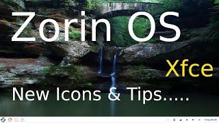 Zorin OS - Xfce - Custom Colorful Icon Tips.