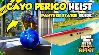 GTA 5 Online SOLO ELITE Panther Statue Cayo Perico Heist Guide! (Make $2,100,000 in 1 HOUR!)