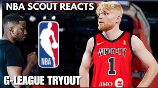 NBA Scout Reacts To Tristan Jass G-League Tryout