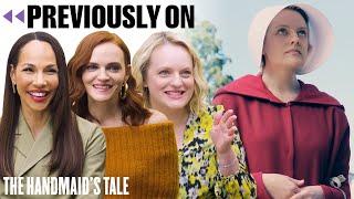 'The Handmaid's Tale' Cast Recaps Season 1 - 5 | Entertainment Weekly