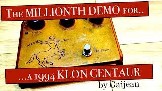 1990s Gold Horsie Long Tail Klon Centaur Quick Demo