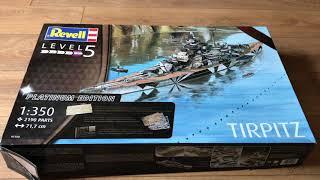 First Impressions - Revell 1/350 Tirpitz Platinum edition, part 1.