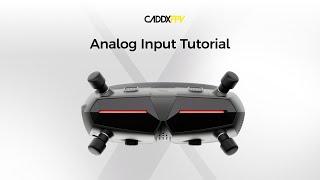 How to Use Analog Input on New Avatar Goggles X | Step-by-Step Guide