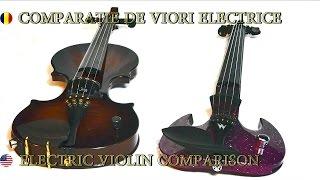 ZETA vs. WOOD vs. EQUESTER vs. BARBERA - Electric Violins Comparision