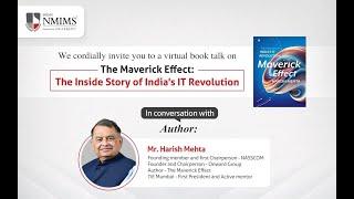 Book talk with author Harish Mehta | The Maverick Effect - The Inside Story of India's IT Revolution