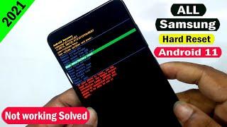 SAMSUNG ANDROID 11 HARD RESET/FACTORY RESET NOT WORKING/PIN/PATTERN UNLOCK 100% WORKING ONEUI 3.1 |