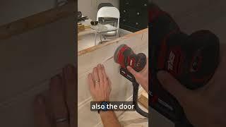 How to Hang an Old Door in a New Frame #shorts