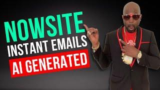 Boost Your Email Game Now with Nowsite AI Instant Emails!