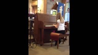 Haley's piano recital Christmas 2013