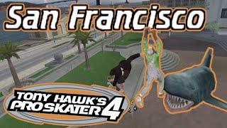 SHARK ATTACK! Tony Hawk's Pro Skater 4 - San Fran - Episode 2!