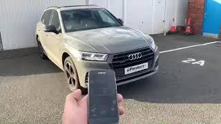 Nardo Grey Audi Q5 - Remote start Pandora car alarms