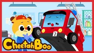 [NEW!] The Car Hospital Song and nice car songs | Nursery rhymes | Kids song | #Cheetahboo