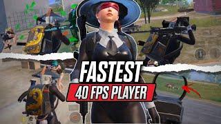 This Is How 40 FPS Player "MOGS" Pro IPhone Players  | DHRIX op | 1v4 BGMI - PUBG Mobile