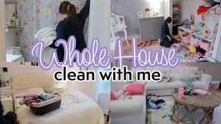 WHOLE HOUSE Clean With Me | Rainy Day Clean With Me