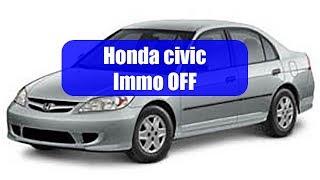 Отключить иммобилайзер Honda civic 1.7CDTI