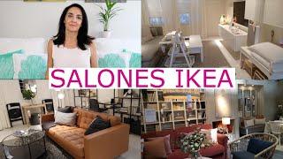 IKEA, un paseo por los SALONES, toda la DECORACIÓN y MOBILIARIO.