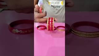 Red Bangles For Chath Pooja ️#shots #bangle #youtubeshorts #trending #chathpuja