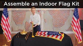 How To Assemble An Indoor Flag Kit | FlagandBanner.com